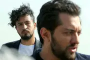 هادی ساعی و بهرام رادان در «سونامی»/فیلم