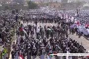 بسیج مردمی انصارالله یمن برای اعزام نیرو به غزه