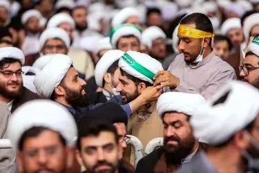 جمعی از مبلغان و طلاب حوزه‌های علمیه با رهبر انقلاب دیدار کردند