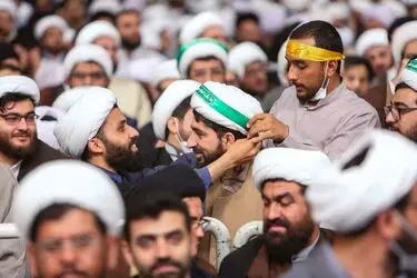 جمعی از مبلغان و طلاب حوزه‌های علمیه با رهبر انقلاب دیدار کردند