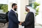 جولانی با بن‌زاید دیدار کرد +عکس