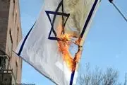 شهروندان مصری پرچم اسرائیل را به آتش کشیدند