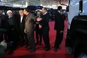بازدید رئیس جمهور از محصولات تجاری گروه سایپا