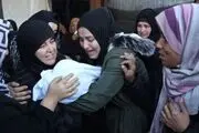 جان باختن نوزاد فلسطینی از سرمای شدید