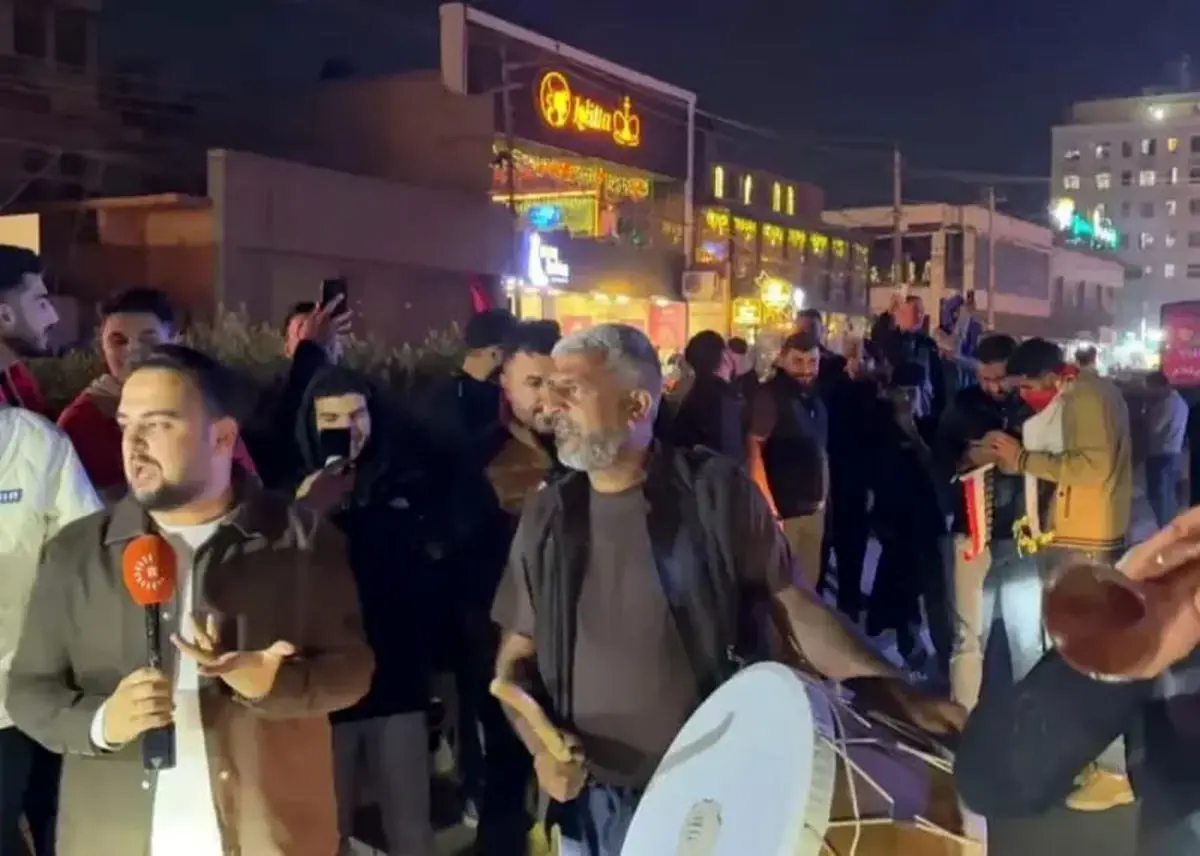 شادی عراقی ها در خیابان+عکس