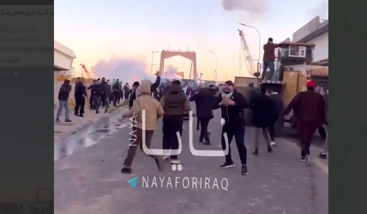  آغاز درگیری‌ها در عراق مقابل سفارت آمریکا