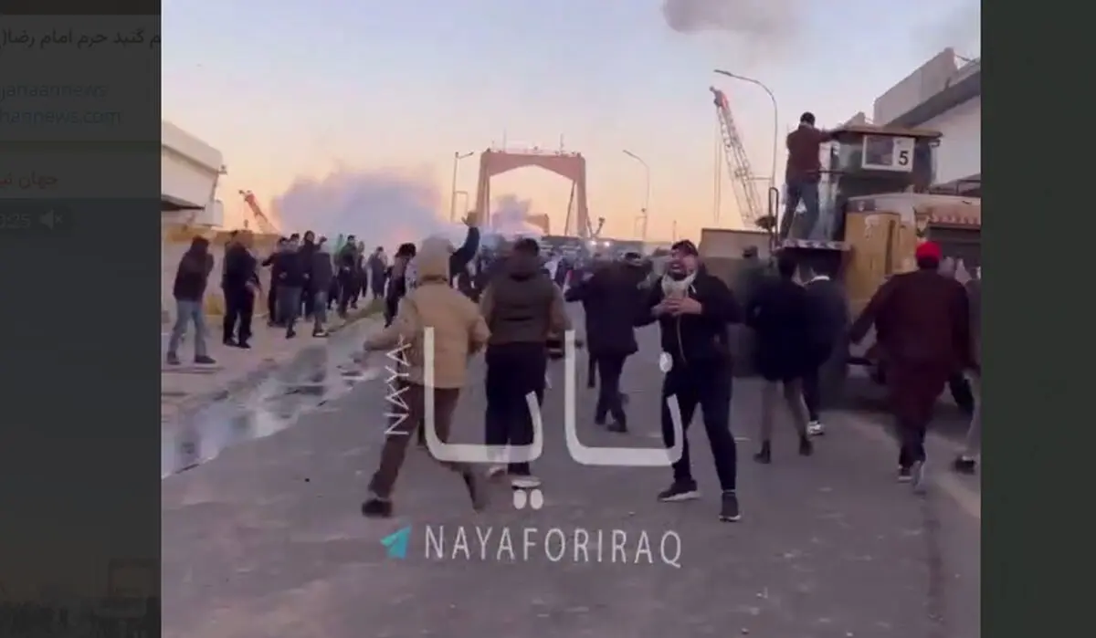  آغاز درگیری‌ها در عراق مقابل سفارت آمریکا