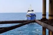 فیلمی از حادثه برخورد شناور تندرو با سکوی ۱۲Bپارس جنوبی