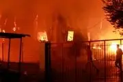 آتش سوزی در‌ پرجمعیت‌ترین اردوگاه مهاجران در یونان