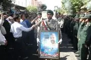 تشییع با شکوه پیکر شهید سید رضا مراثی در ملکان / تصاویر