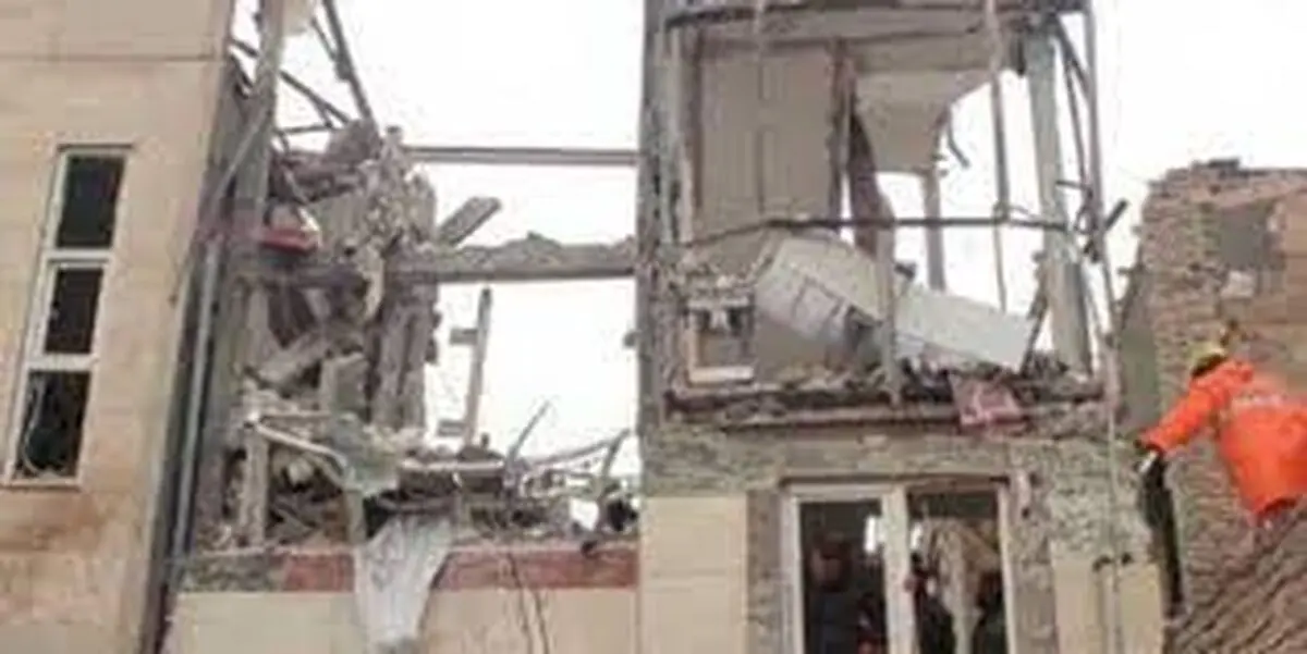 دو مصدوم در پی انفجار گاز در تبریز 