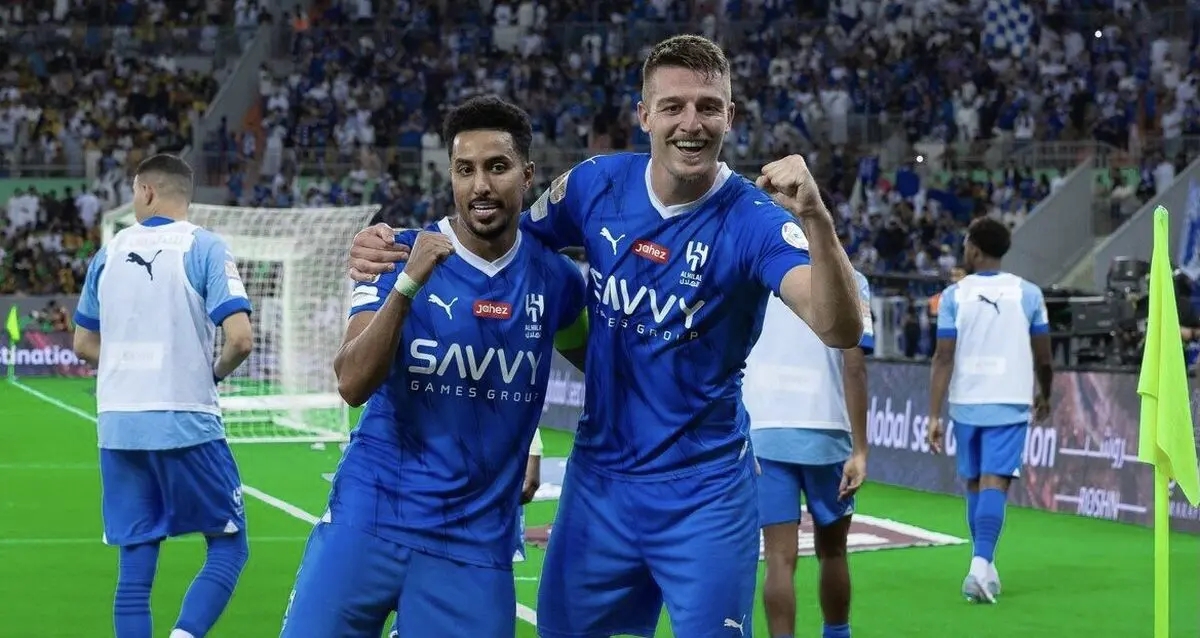 گل سوم الهلال به نساجی توسط شهری