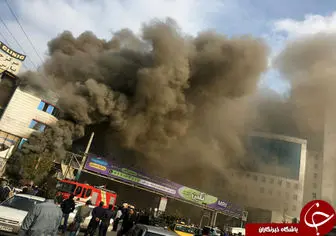 
آتش سوزی شدید ساختمان کفش ملی + تصاویر
