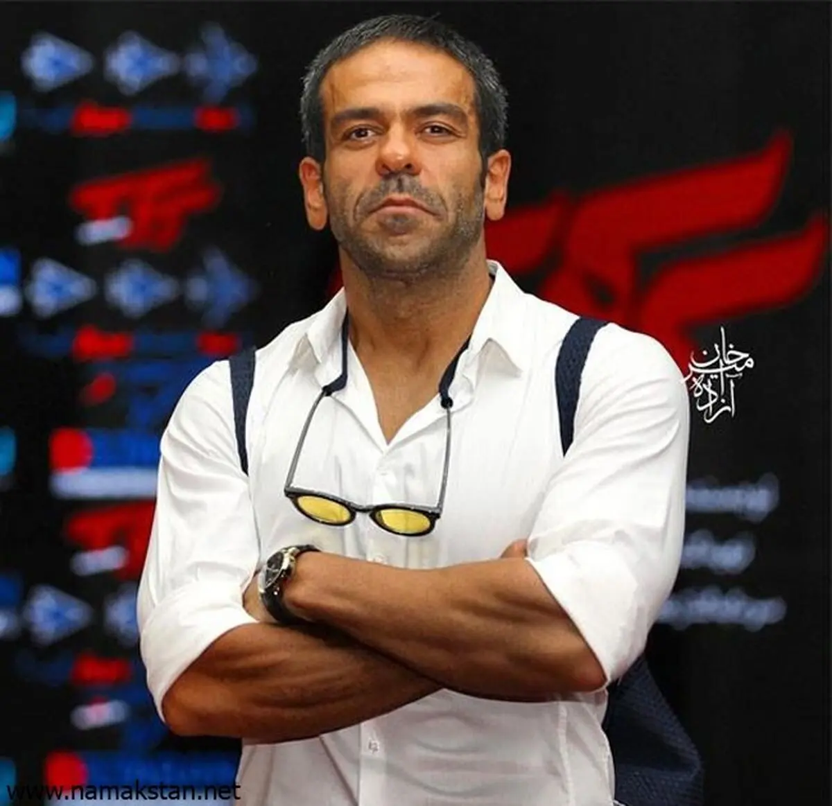 چهره‌ای کاملا متفاوت از بازیگر کرگدن /عکس