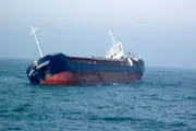 غرق شدن کشتی باری هلند در آبهای بلژیک