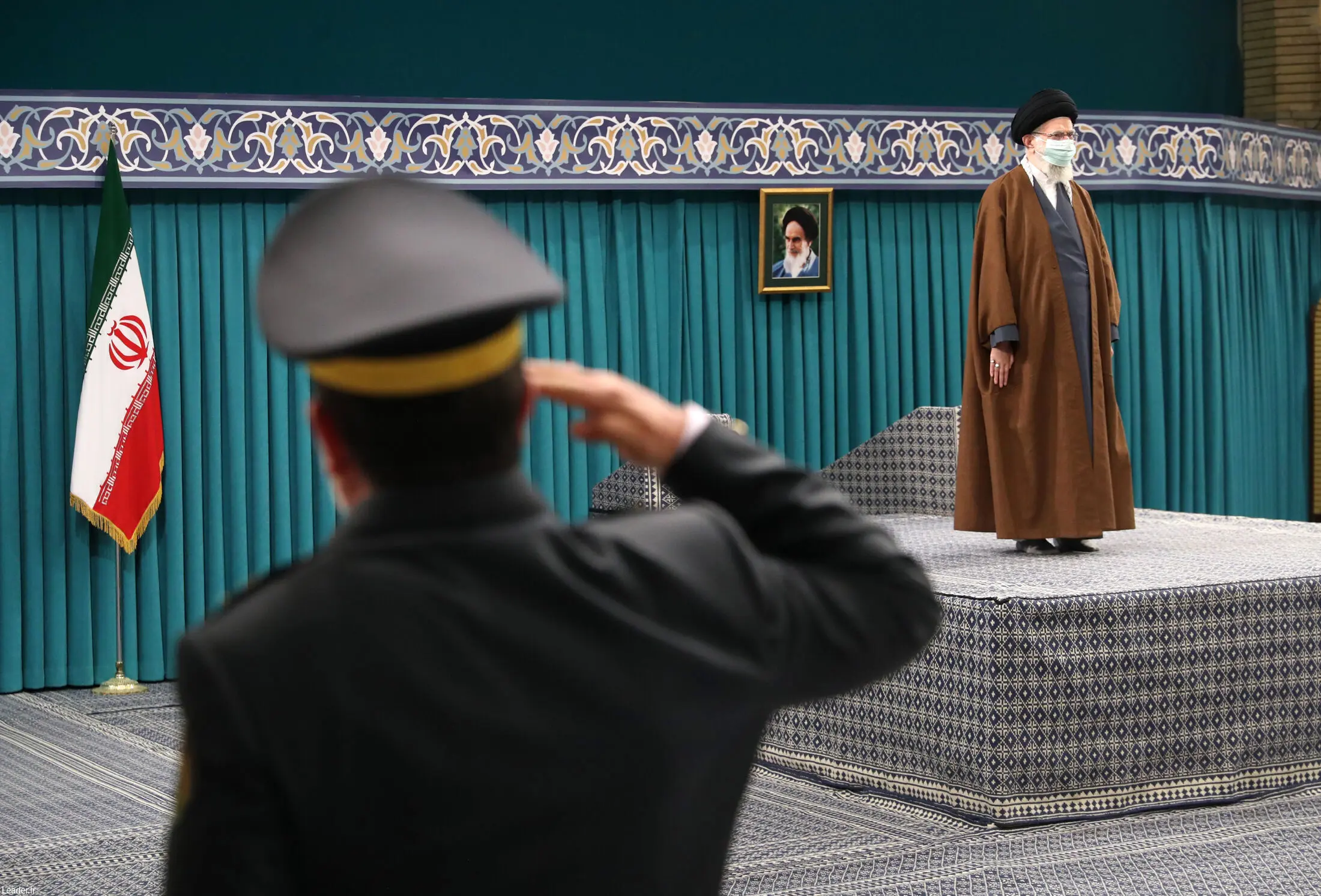 دیدار جمعی از فرماندهان نیروی هوایی و پدافند هوایی ارتش با رهبر معظم انقلاب/گزارش تصویری