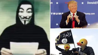 پاسخ هکرهای ناشناس به اظهارات ترامپ علیه مسلمانان+ تصاویر 