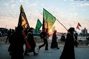 ازدحام زائرین حسینی در مرز شلمچه/عکس