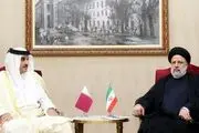 جزئیات گفت‌وگوی تلفنی رئیس جمهور ایران و امیر قطر
