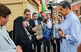 ویدیوی مکالمه فارسی نیکولاس مادورو با سحر امامی
