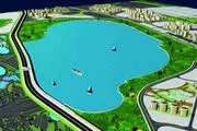 حضور پرندگان مهاجر در دریاچه چیتگر