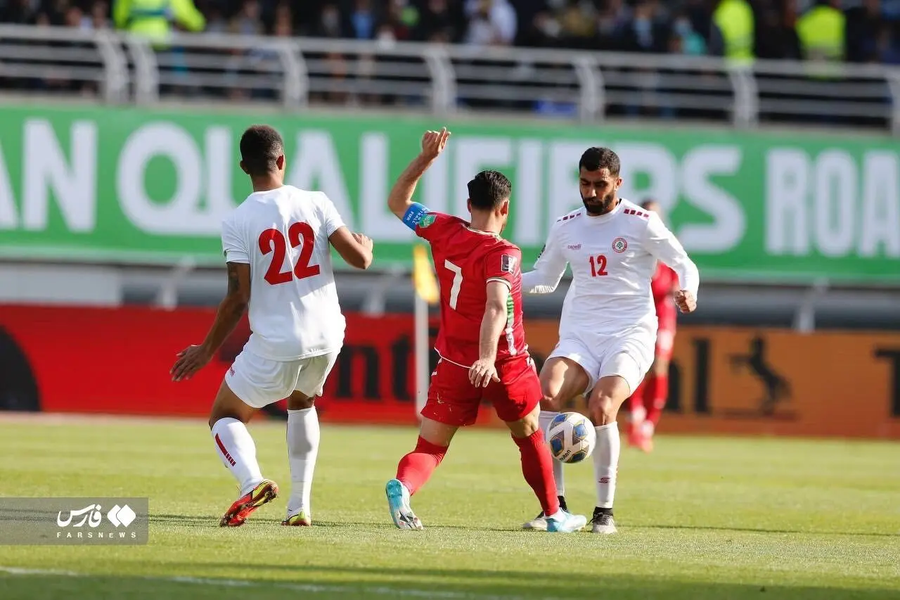 برد شیرین ایران مقابل لبنان/گزارش تصویری