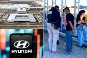 حمله نیروهای مهاجرتی آمریکا به کارخانه هیوندای