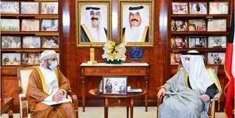 ارسال پیام مکتوب سلطان عمان به امیر کویت