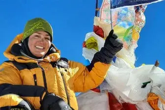 زن ایرانی ، فاتح کشنده‌ترین و پرتلفات‌ترین قله کره زمین +عکس