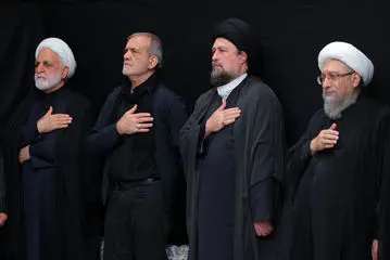 گزارش تصویری اولین شب عزاداری سیدالشهدا(ع) در بیت رهبری