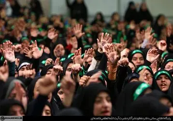 دیدار رهبری با دانش آموزان