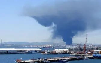 انفجار مهیب در پالایشگاه نفت اسپانیا