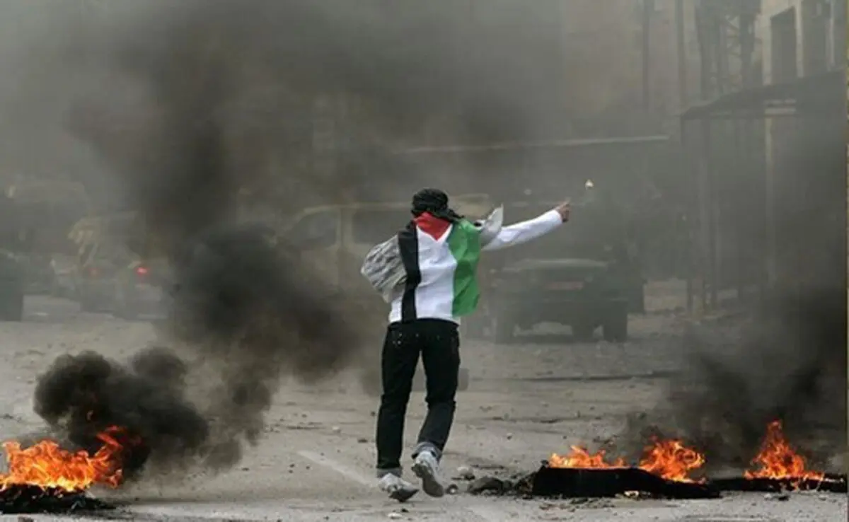 تظاهرات فلسطینی‌های خشمگین در اعتراض به طرح اشغال کرانه باختری
