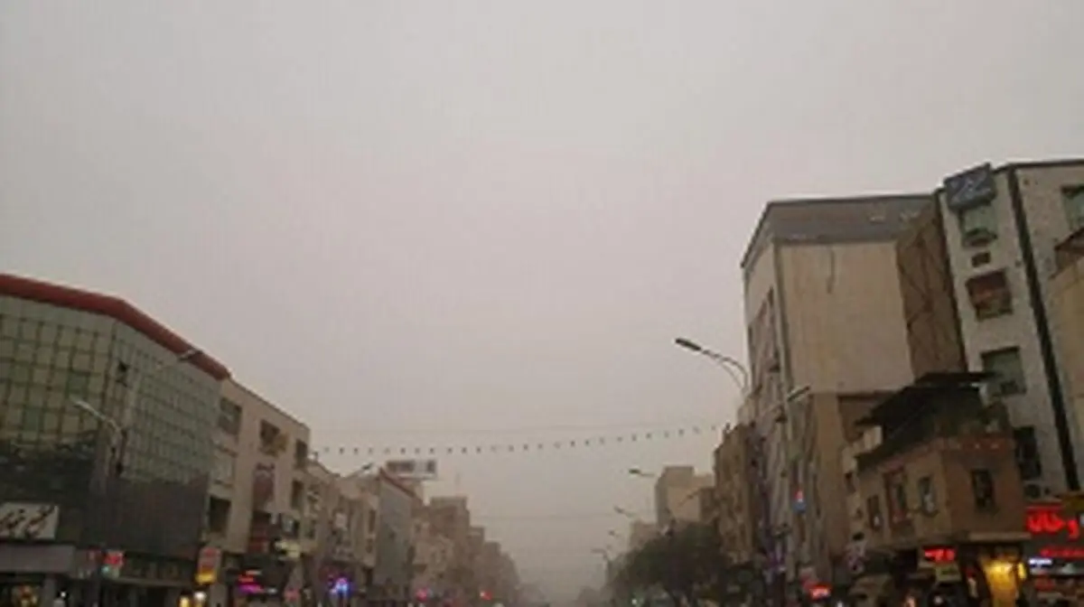 
اهواز بازهم خاکی شد +عکس
