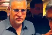 علی دایی و ستاره‌های فوتبال و سینما در مراسم ختم اکبر عبدی/فیلم