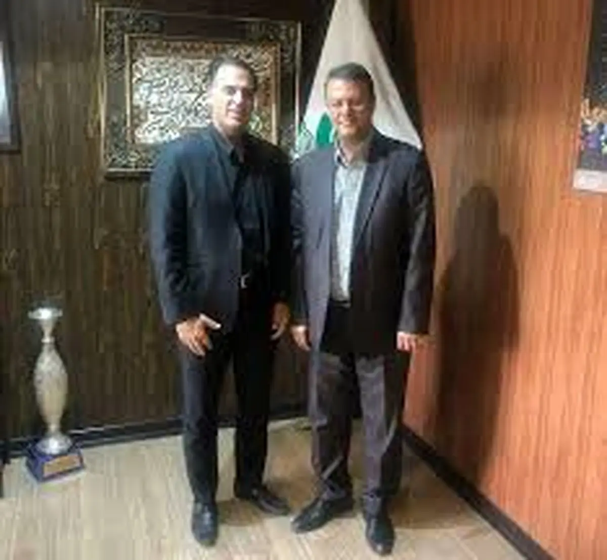 جلسه دوستانه مدیران عامل تراکتورسازی و ذوب آهن
