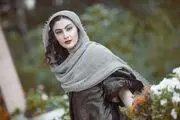  مریم مومن در یک شب برفی +عکس