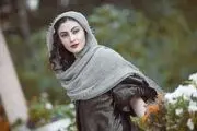  مریم مومن در یک شب برفی +عکس