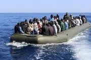 جان باختن ده‌ها مهاجر بر اثر واژگونی قایقشان در دریای مدیترانه