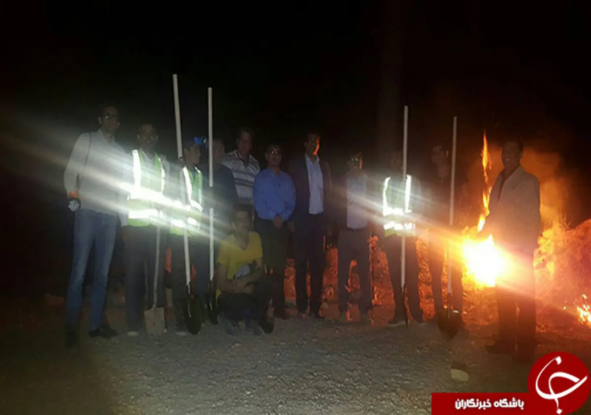 آتش از بیخ گوش تخت جمشید گذشت + تصویر