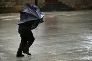 باران و طوفان شدید در تهران