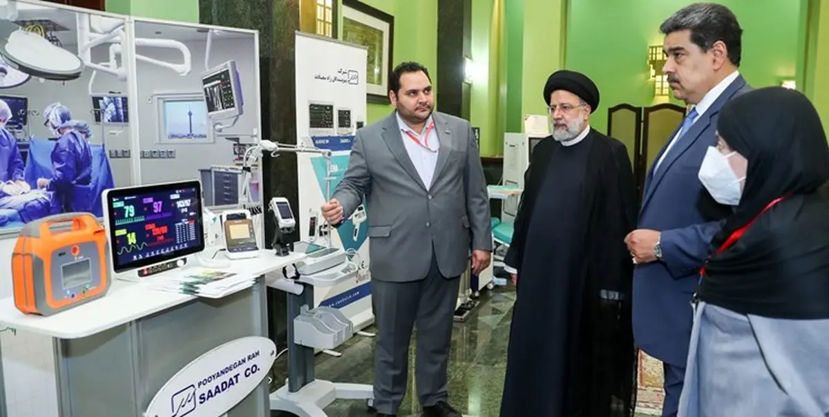 بازدید خاص روسای جمهور ایران و ونزوئلا از یک نمایشگاه