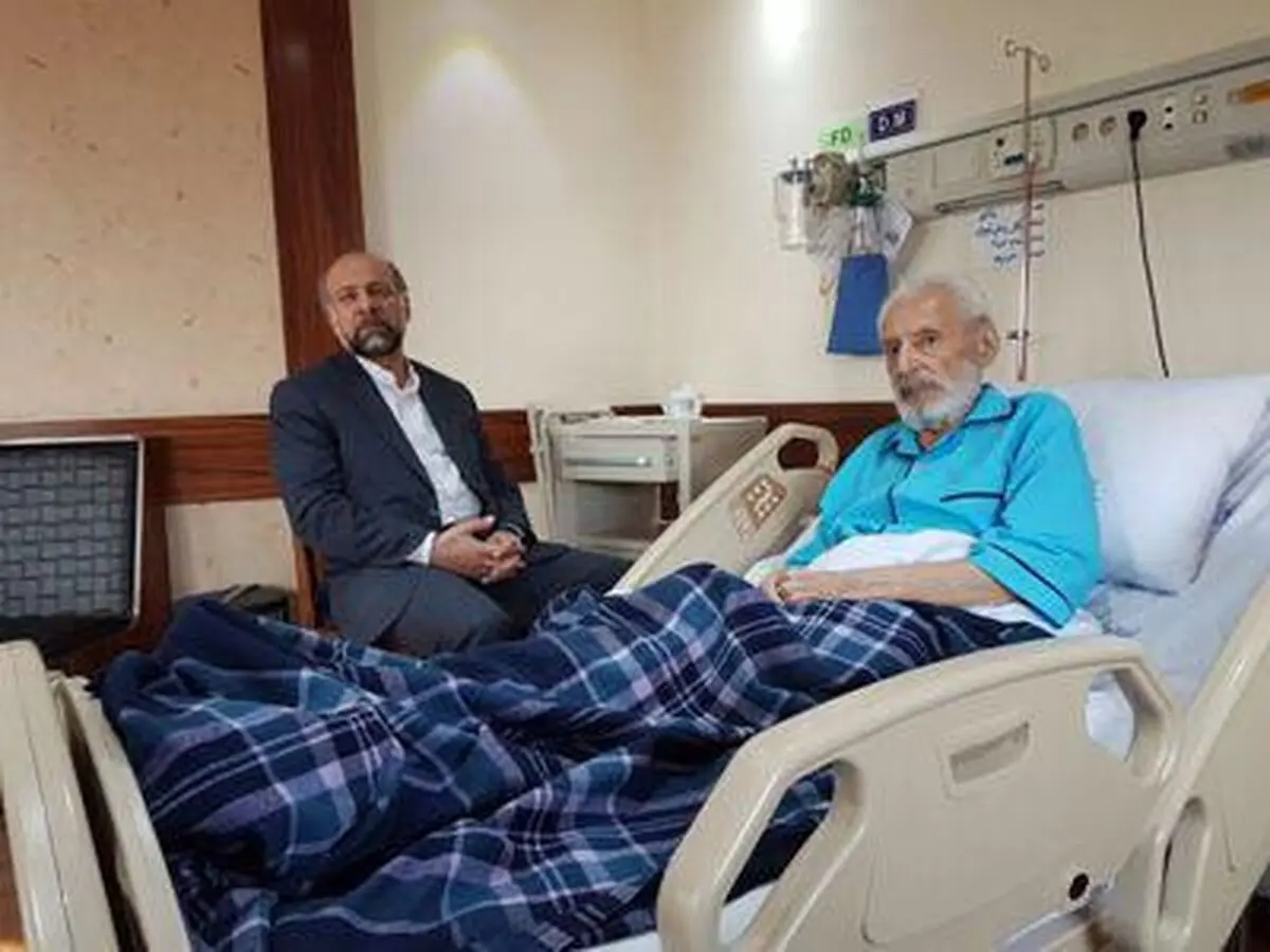 عیادت رئیس سازمان سینمایی از جمشید مشایخی