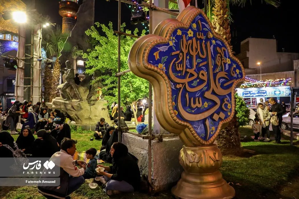 ضیافت افطاری فلسطینی/گزارش تصویری