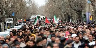  راهپیمایی مردم استان تهران در محکومیت حرکات هنجارشکنانه اخیر