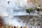  شهرک‌نشینان صهیونیست مزارع گندم فلسطینیان را آتش زدند 