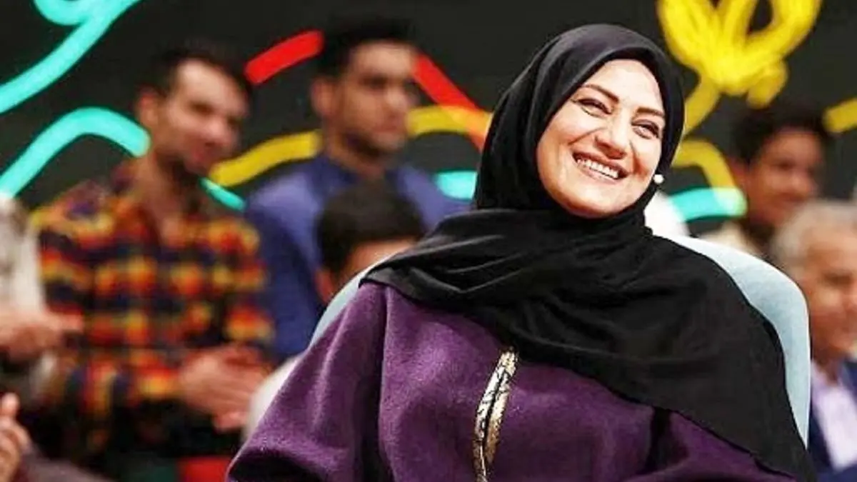 حال خوش کودکان در کنار خانم بازیگر /عکس