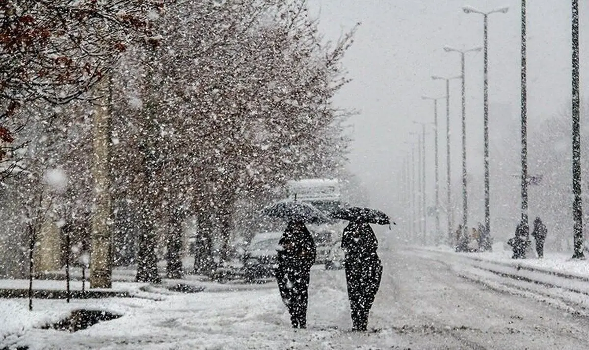 پیش بینی بارش برف و باران در استانهای کشور