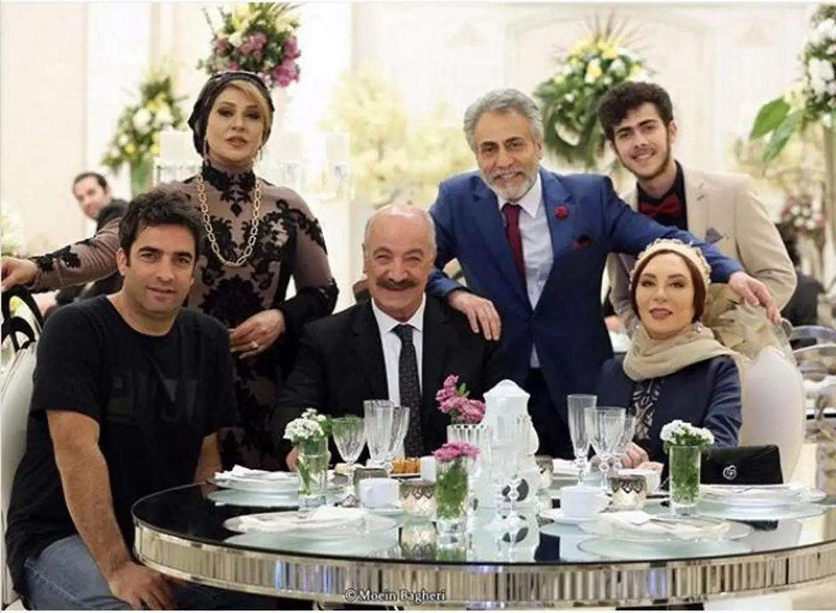 همه بازیگران مشهور و محبوب در یک قاب/ عکس