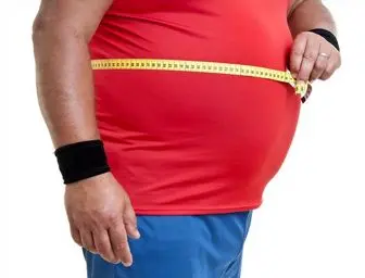 میزان چاقی در بین زنان بالاتر از مردان است